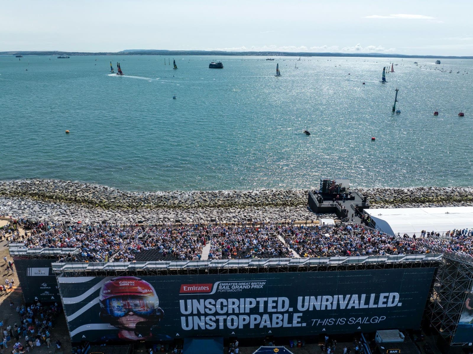 Equipe brasileira do SailGP garante boas largadas e respostas rápidas durante a etapa no Reino Unido